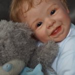 Моя улыбашка! Харпер. Кукла реборн Наталии Коноваловой