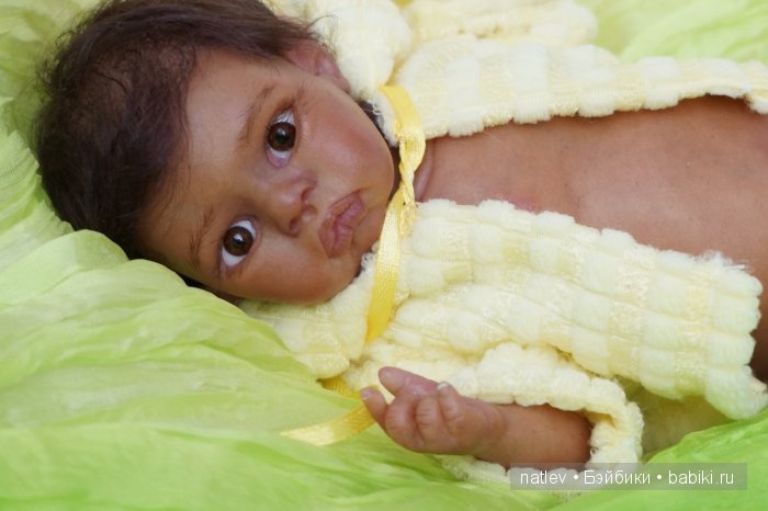 Вот нашла сегодня в капусте... Кукла мини реборн Наталии Коноваловой