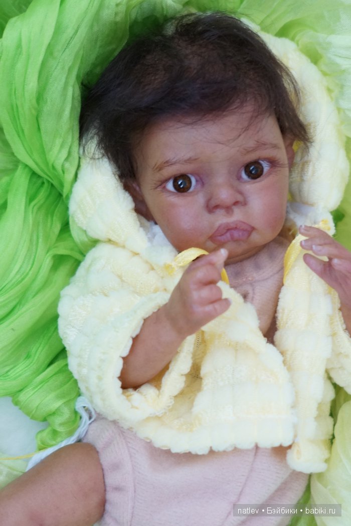 Вот нашла сегодня в капусте... Кукла мини реборн Наталии Коноваловой