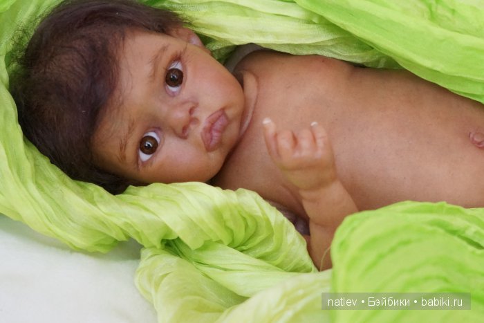 Вот нашла сегодня в капусте... Кукла мини реборн Наталии Коноваловой