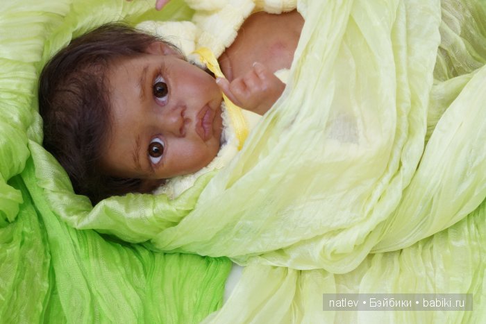 Вот нашла сегодня в капусте... Кукла мини реборн Наталии Коноваловой