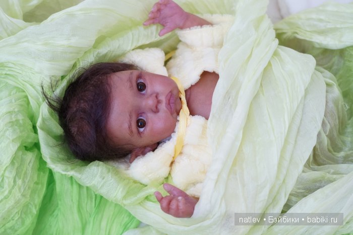 Вот нашла сегодня в капусте... Кукла мини реборн Наталии Коноваловой
