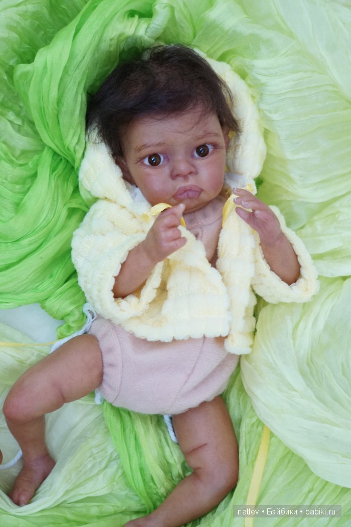 Вот нашла сегодня в капусте... Кукла мини реборн Наталии Коноваловой