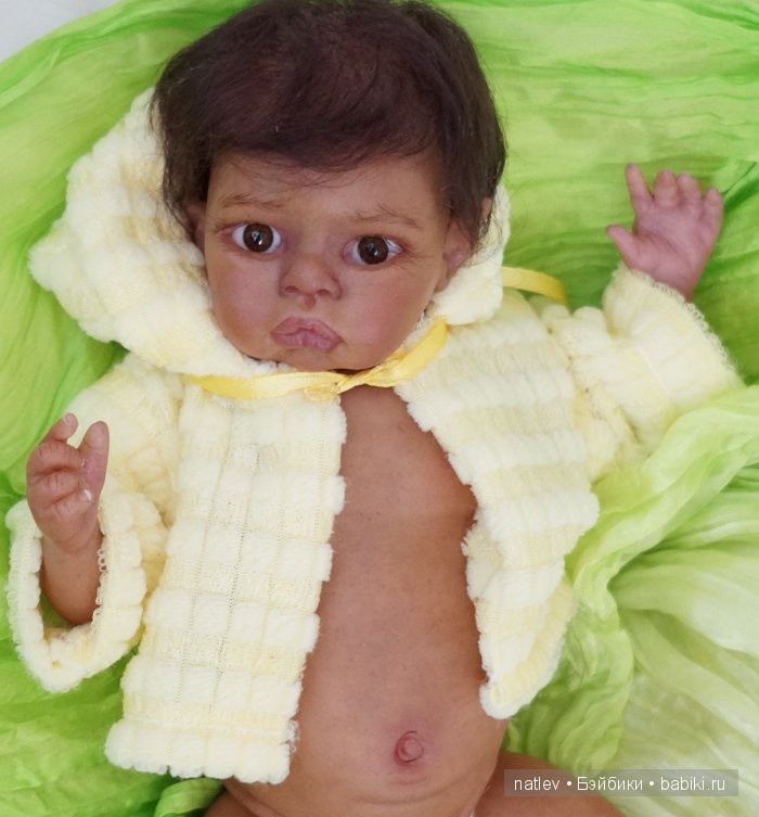 Вот нашла сегодня в капусте... Кукла мини реборн Наталии Коноваловой