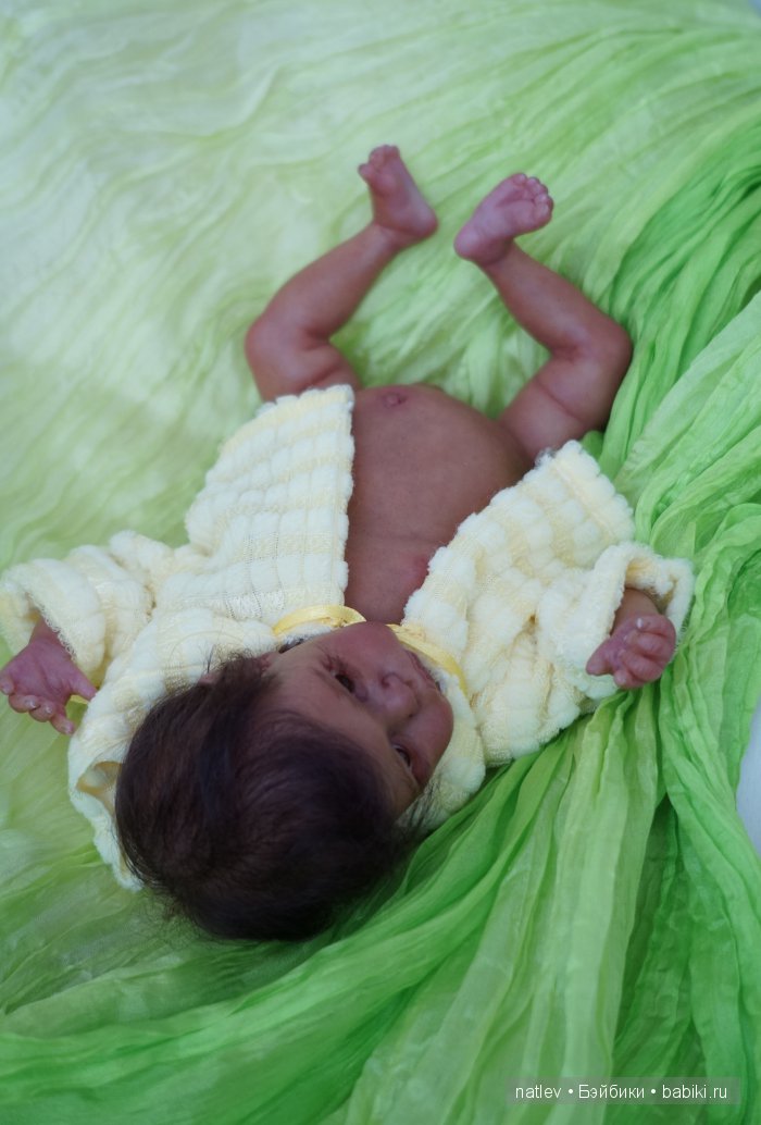 Вот нашла сегодня в капусте... Кукла мини реборн Наталии Коноваловой