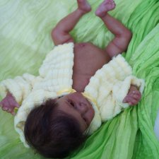 Вот нашла сегодня в капусте... Кукла мини реборн Наталии Коноваловой