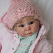 Лизонька. Маленькая шалунья. Кукла реборн Наталии Коноваловой