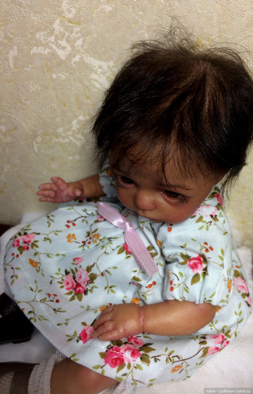 Малютка мулаточка. Кукла реборн Наталии Коноваловой