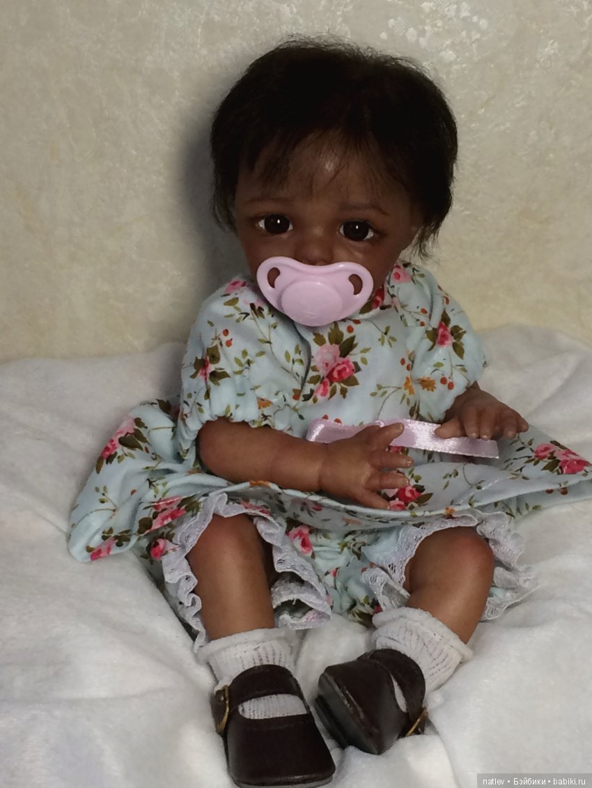 Малютка мулаточка. Кукла реборн Наталии Коноваловой (фото 5)