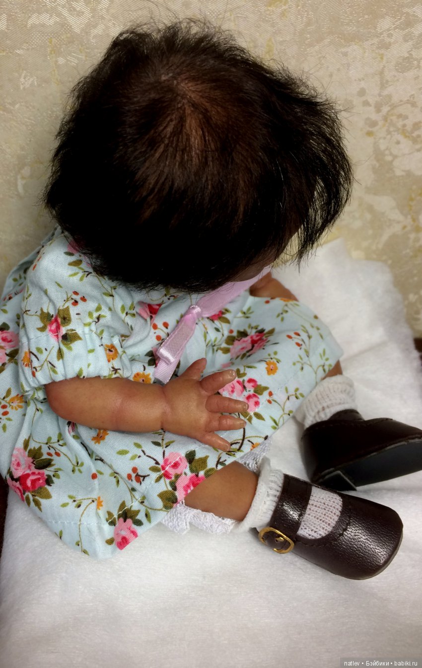 Малютка мулаточка. Кукла реборн Наталии Коноваловой