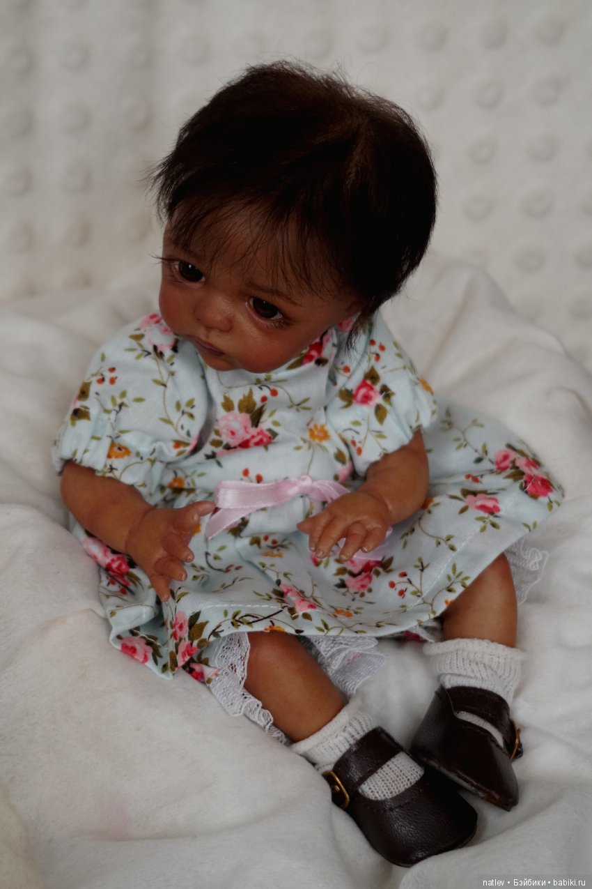 Малютка мулаточка. Кукла реборн Наталии Коноваловой (фото 7)