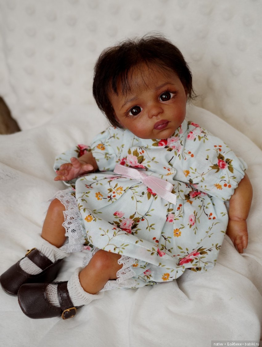 Малютка мулаточка. Кукла реборн Наталии Коноваловой (фото 9)