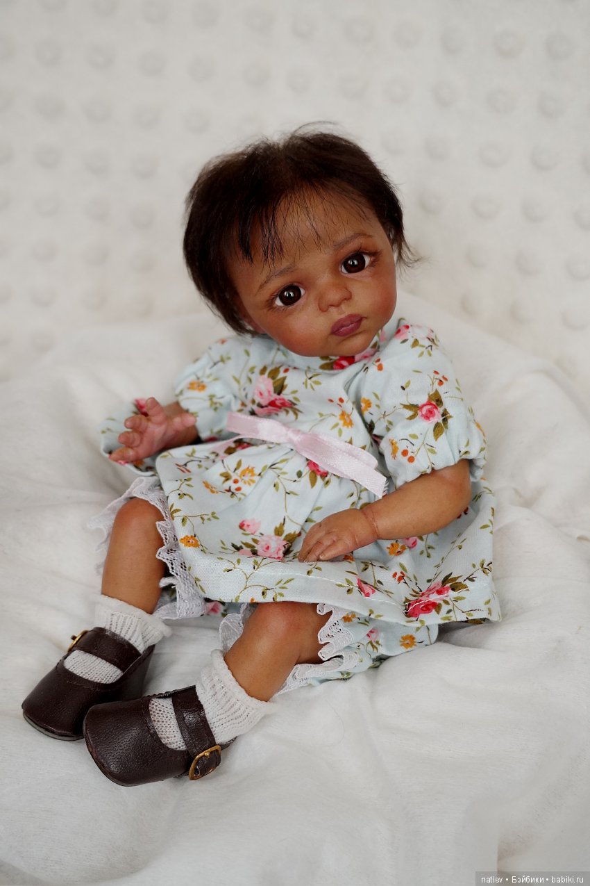Малютка мулаточка. Кукла реборн Наталии Коноваловой (фото 10)