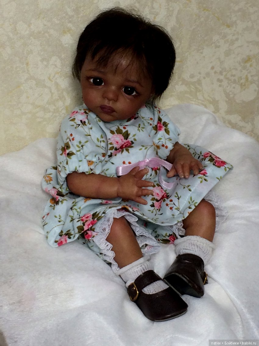 Малютка мулаточка. Кукла реборн Наталии Коноваловой (фото 6)