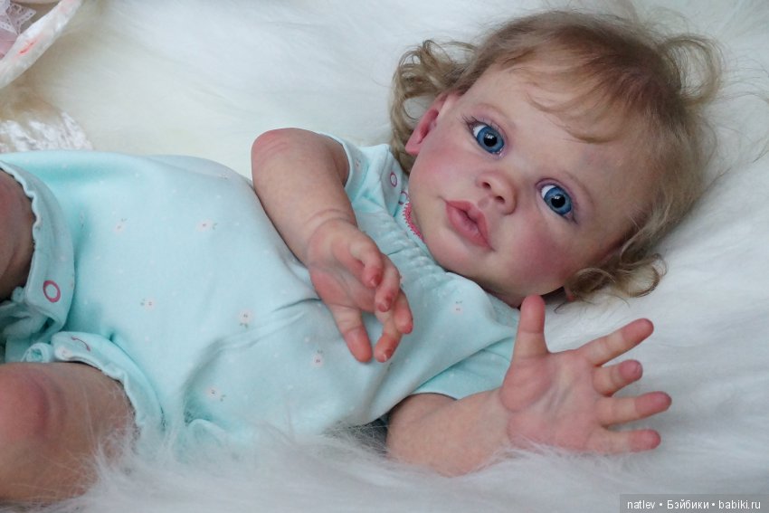 Первая малышка 2018 года. Maxi. Кукла реборн Наталии Коноваловой (фото 3)
