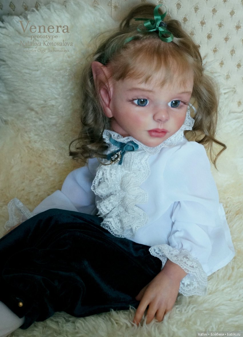 Волшебная Венера,эльфийская девочка. Прототип молда от Ольги Ченской.Кукла реборн Наталии Коноваловой (фото 7)