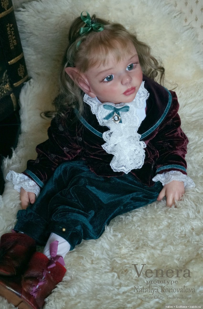 Волшебная Венера,эльфийская девочка. Прототип молда от Ольги Ченской.Кукла реборн Наталии Коноваловой (фото 2)