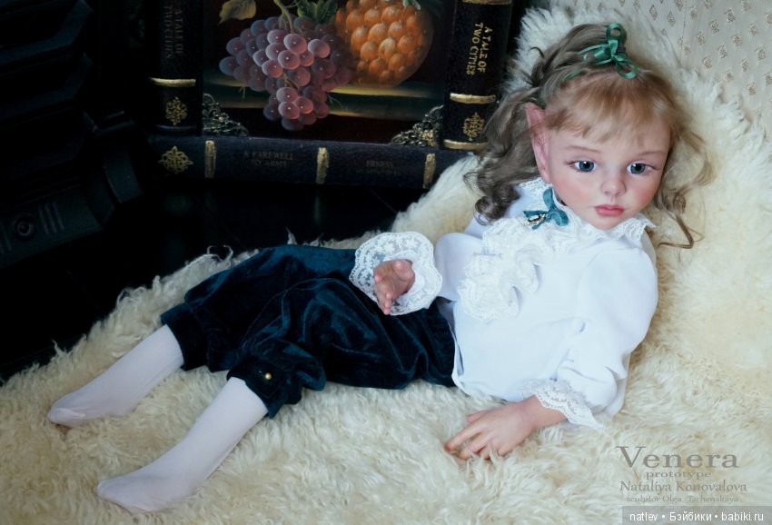 Волшебная Венера,эльфийская девочка. Прототип молда от Ольги Ченской.Кукла реборн Наталии Коноваловой (фото 5)
