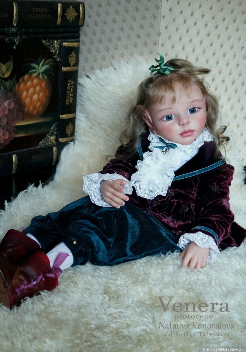 Волшебная Венера,эльфийская девочка. Прототип молда от Ольги Ченской.Кукла реборн Наталии Коноваловой (фото 10)