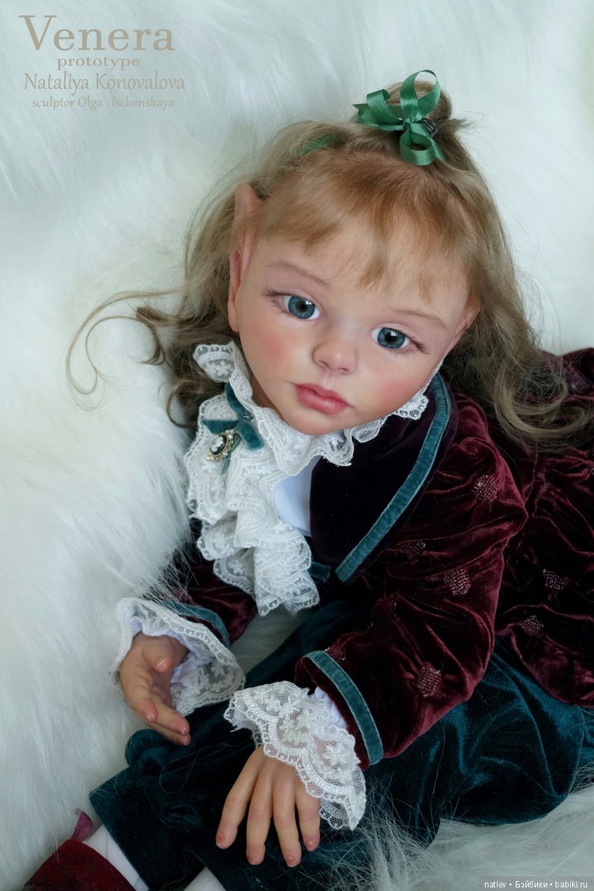 Волшебная Венера,эльфийская девочка. Прототип молда от Ольги Ченской.Кукла реборн Наталии Коноваловой