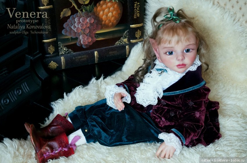 Волшебная Венера,эльфийская девочка. Прототип молда от Ольги Ченской.Кукла реборн Наталии Коноваловой (фото 9)