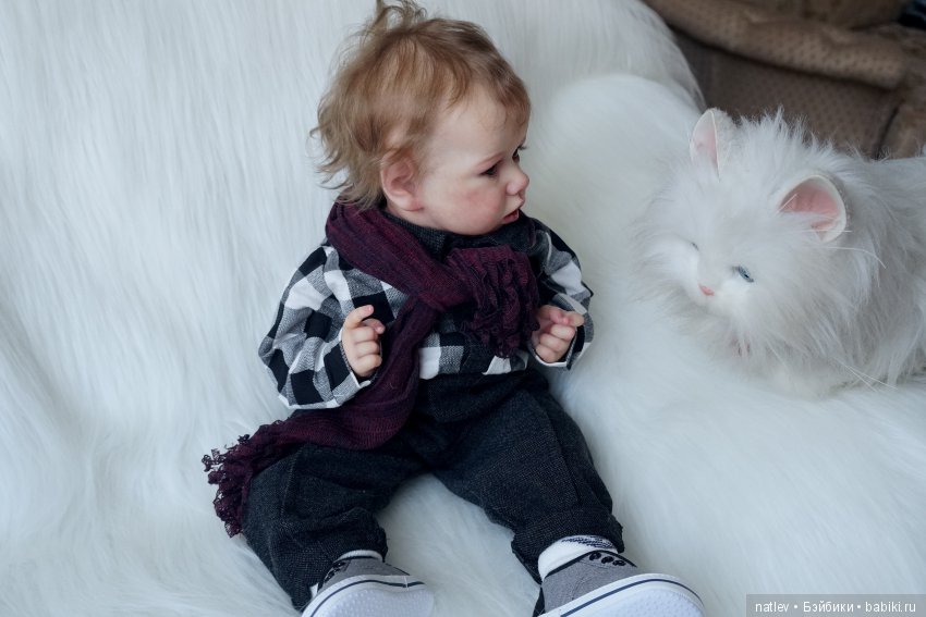 Лиам и Саския-мальчик.Куклы реборн Наталии Коноваловой