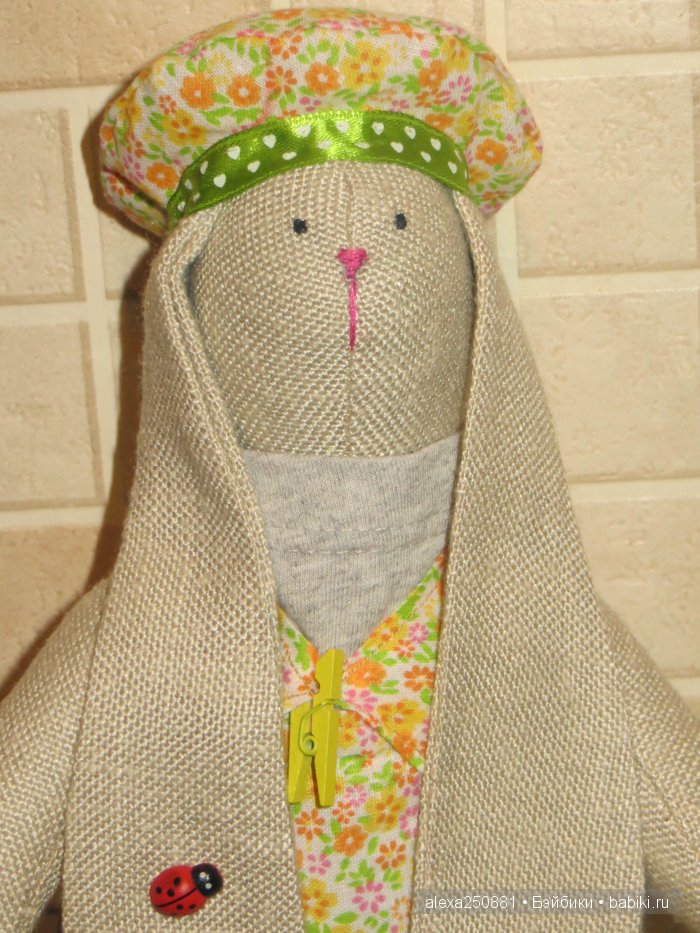 Текстильный кролик — Другие хобби и увлечения: сад