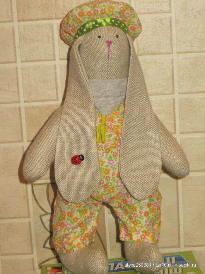 Текстильный кролик — Другие хобби и увлечения: сад (фото 2)