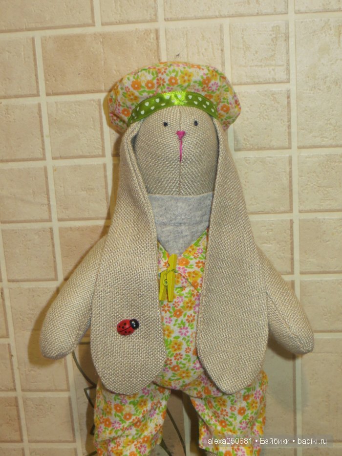 Текстильный кролик — Другие хобби и увлечения: сад (фото 3)
