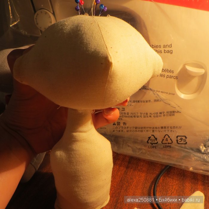 Моя первая текстильная кукла Тыквоголовка | Бэйбики Моя первая текстильная кукла Тыквоголовка (фото 3)