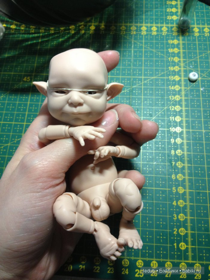 Я снова в деле, или как продвигается работа. Шарнирная кукла Дубровиной Лели (фото 6)