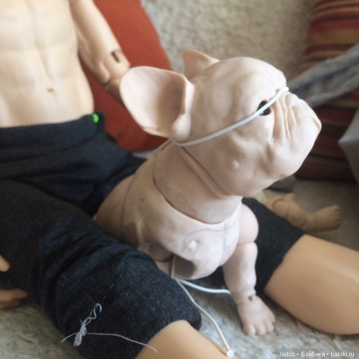 Французская булочка от Лели Дубровиной. Шарнирные куклы