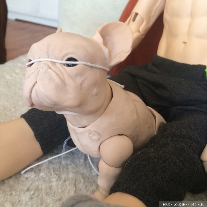 Французская булочка от Лели Дубровиной. Шарнирные куклы (фото 3)