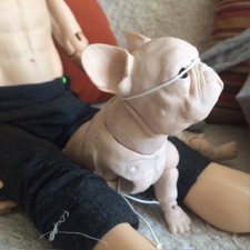 Французская булочка от Лели Дубровиной. Шарнирные куклы