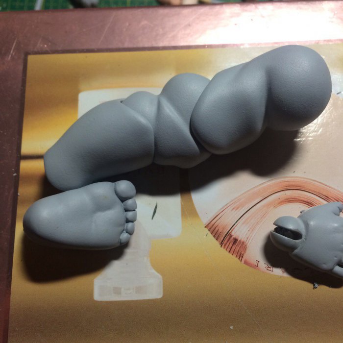 Годовасик. Работа продолжается над шарнирной куклой (фото 7)