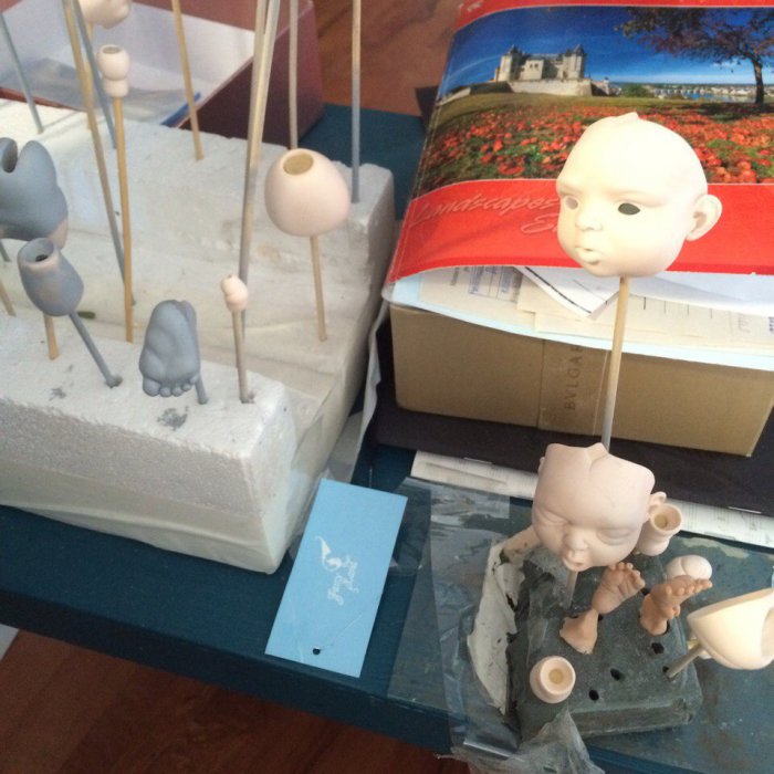 Обновленная мастер модель шарнирной куклы младенца (фото 4)