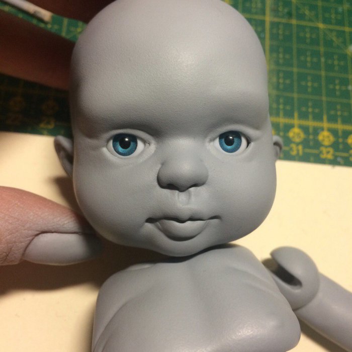 Годовасик. Работа продолжается над шарнирной куклой (фото 6)