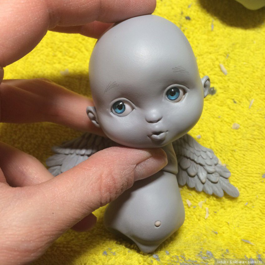 Мой ангелочек — Авторские шарнирные куклы своими руками: лепка