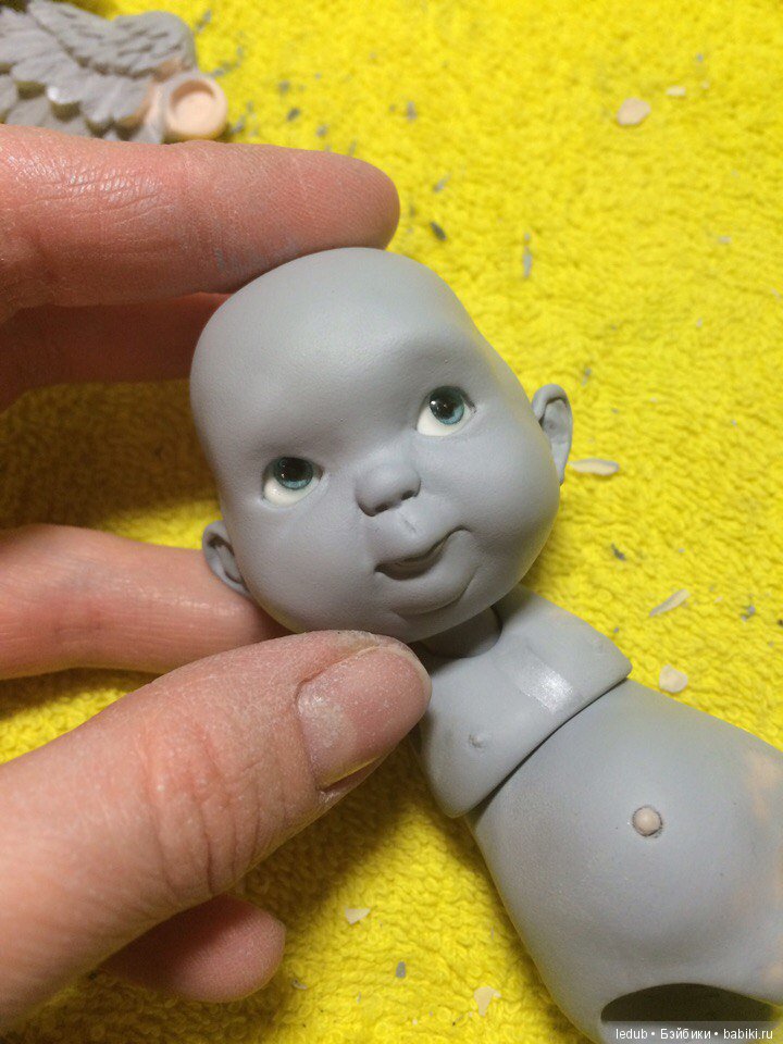 Мой ангелочек — Авторские шарнирные куклы своими руками: лепка