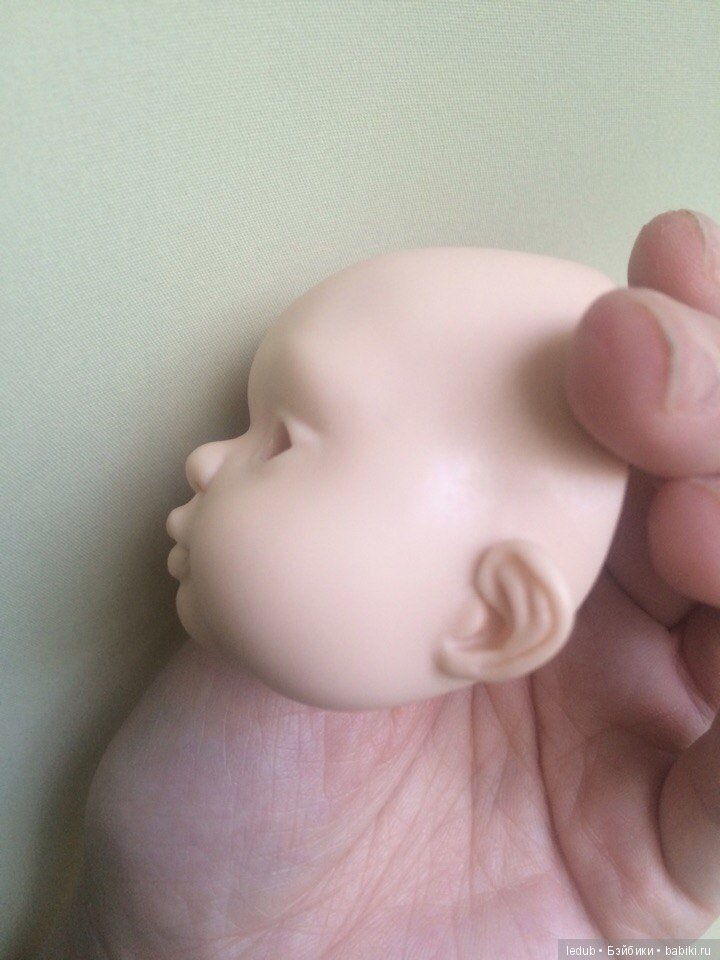 Первая отливка малыша — Авторские шарнирные куклы своими руками: лепка (фото 4)