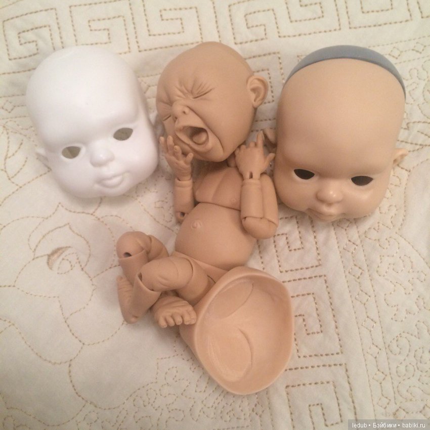 Первая отливка малыша — Авторские шарнирные куклы своими руками: лепка (фото 5)