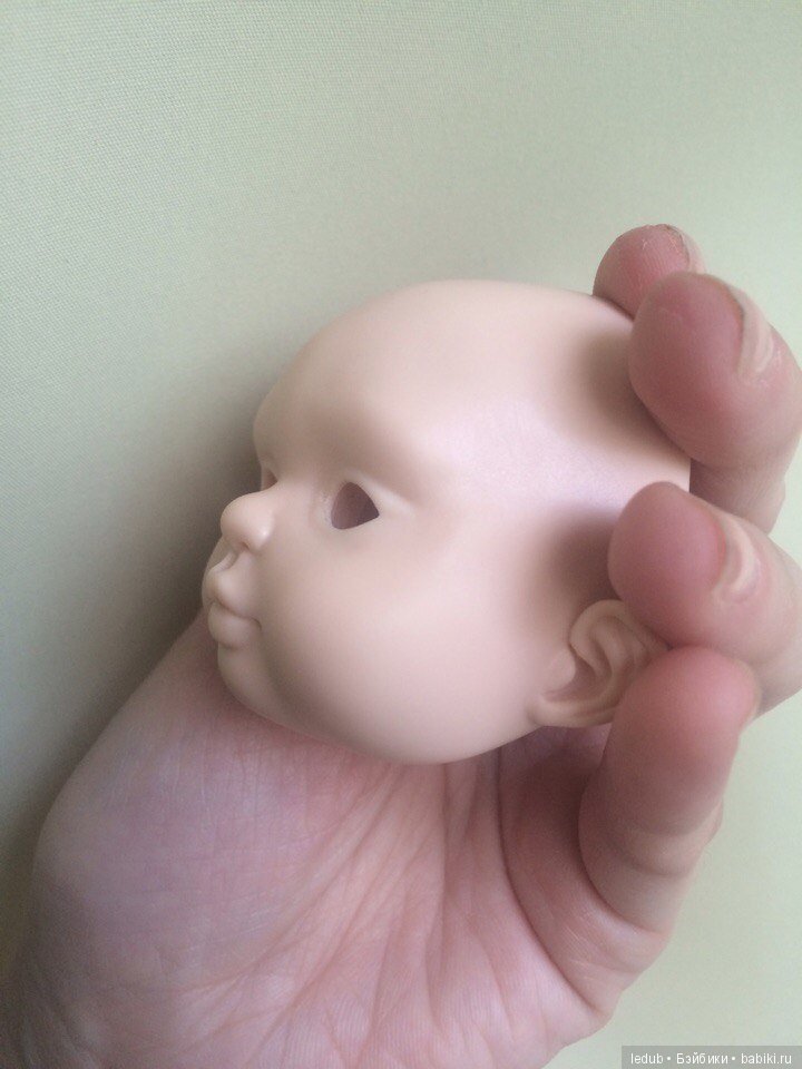 Первая отливка малыша — Авторские шарнирные куклы своими руками: лепка (фото 3)