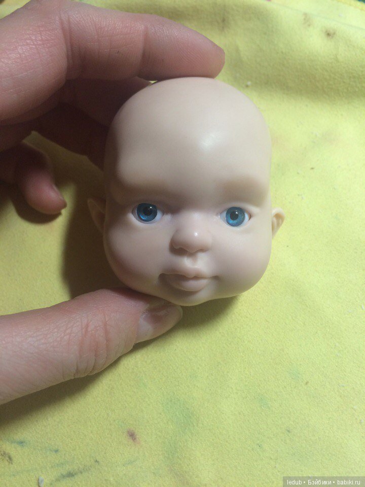 Первая отливка малыша — Авторские шарнирные куклы своими руками: лепка