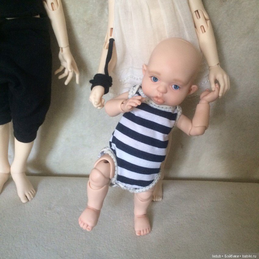 С папой хорошо — Авторские шарнирные куклы своими руками: лепка (фото 9)