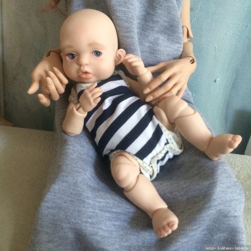 С папой хорошо — Авторские шарнирные куклы своими руками: лепка (фото 8)