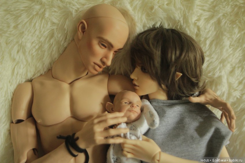 Вся семья в сборе — Авторские шарнирные куклы своими руками: лепка