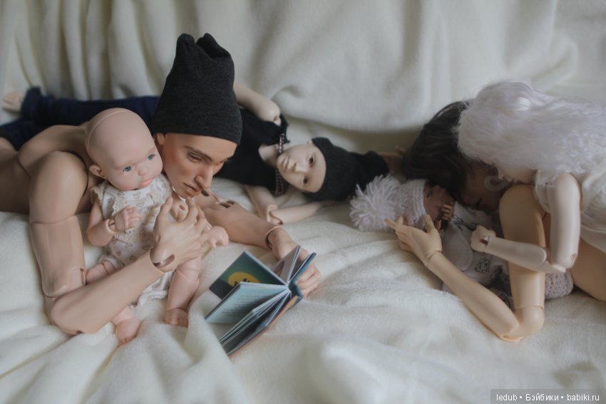 Вся семья в сборе — Авторские шарнирные куклы своими руками: лепка