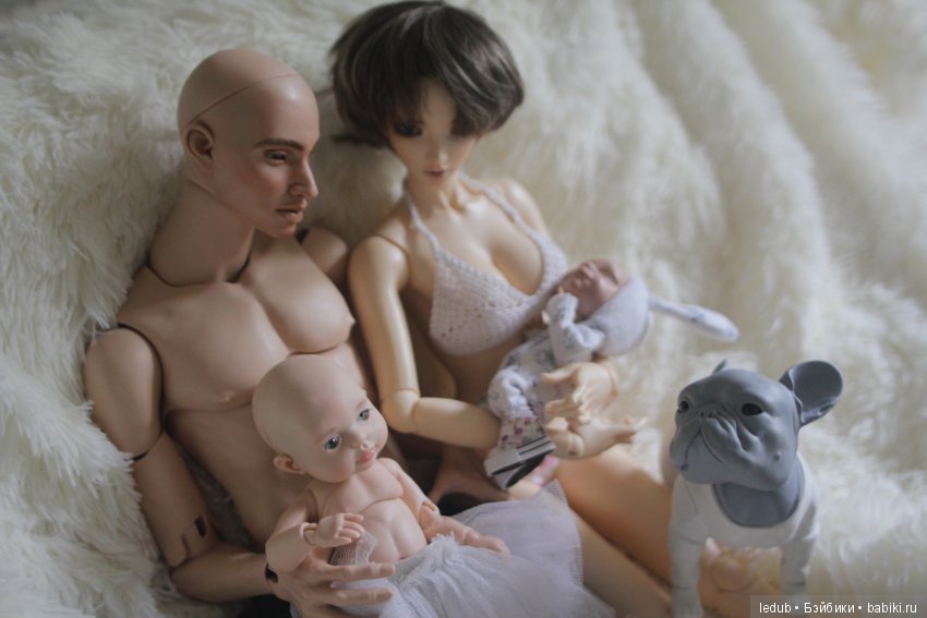 Вся семья в сборе — Авторские шарнирные куклы своими руками: лепка