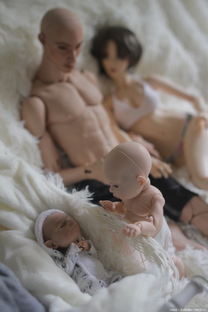 Вся семья в сборе — Авторские шарнирные куклы своими руками: лепка