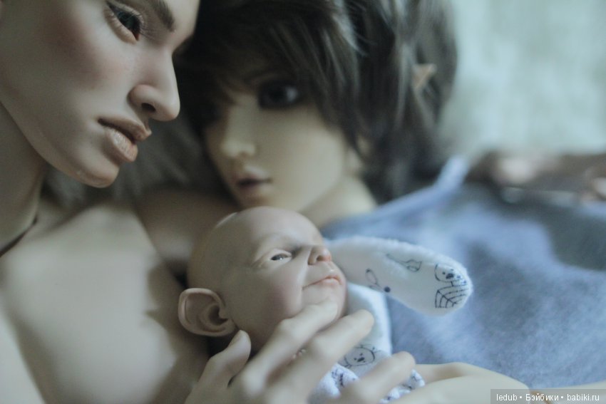 Вся семья в сборе — Авторские шарнирные куклы своими руками: лепка (фото 2)